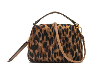 gianni chiarini δερματινη leopard pony hair τσάντα χειρώς 3