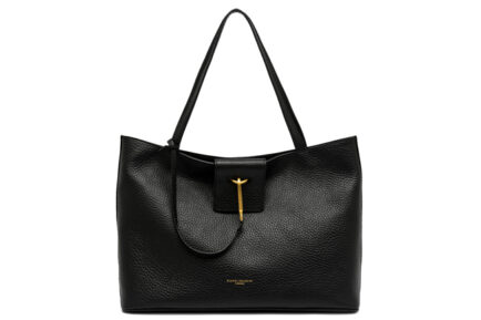 gianni chiarini δερματινη μαυρη τσάντα χειρώς 9