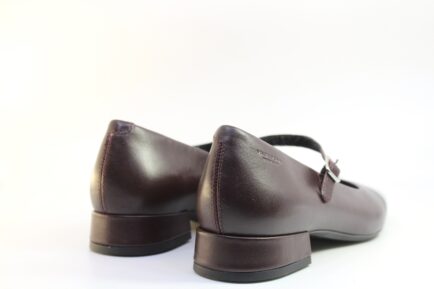 μπαλαρινες μπορντω με μπαρέτα δερμάτινες