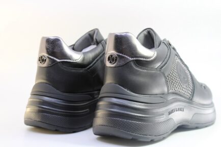 ΔΕΡΜΑΤΙΝΑ SNEAKERS JANET & JANET 381 BLACK