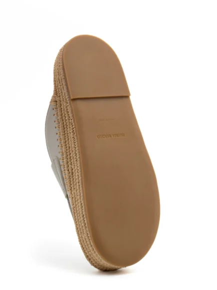 BACKLESS μοκασίνα παντόφλες PALOMA BARCELO BELINDA CALIDIS 302601 ΕΚΡΟΥ ΛΕΥΚΟ