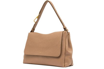 CECILE-GIANNI-CHIARINI δερμάτινη τσάντα μπέζ