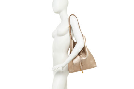 CECILE-GIANNI-CHIARINI δερμάτινη τσάντα μπέζ