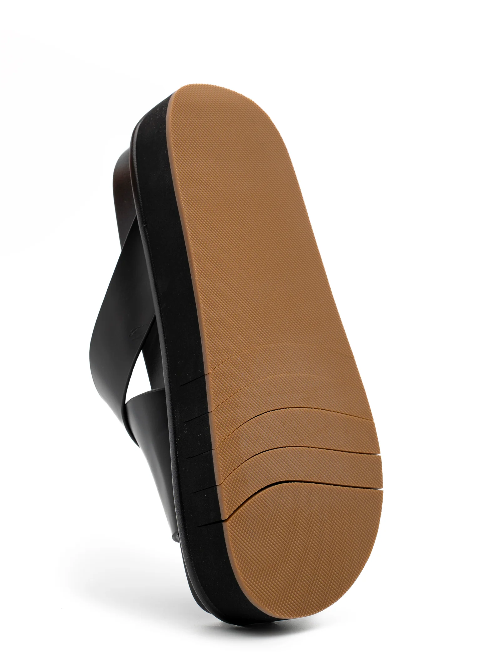 palomitas πλατφόρμες slides μαύρες δερμάτινες