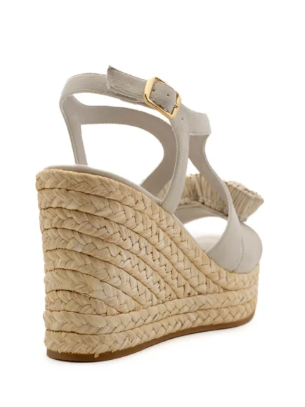 palomitas ψηλοτάκουνες χρυσες δερμάτινες