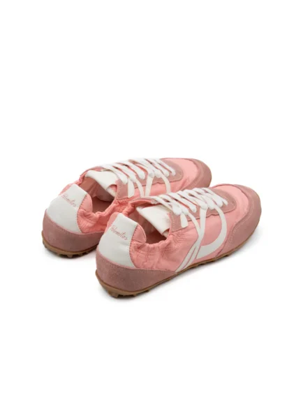 palomitas Halia nylon/suede off white Sneaker