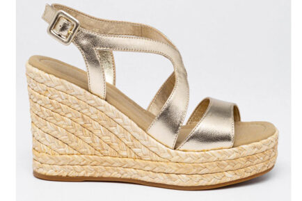 palomitas ψηλοτάκουνες χρυσες δερμάτινες πλατφόρμες