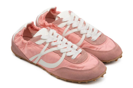 palomitas Halia nylon/suede off white Sneaker