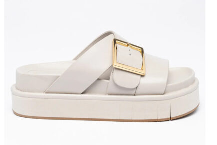 palomitas πλατφόρμες λευκές δερμάτινες