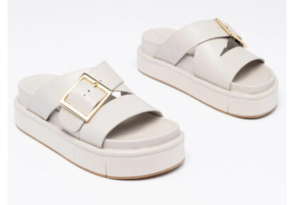 palomitas πλατφόρμες λευκές δερμάτινες