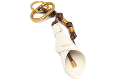 Δερμάτινο Μπρελόκ GIANNI CHIARINI CALLA 03 Λευκό