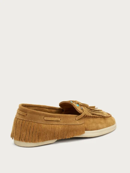 Frau μοκασινια καστορινα γυναικεια καφε