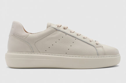 ambitious sneakers ανδρικα λευκά δερμάτινα