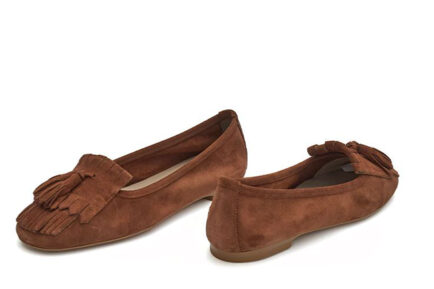 frau καστορινες μπαλαρινες καφέ