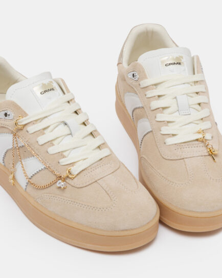 καστορινα μπεζ crime london sneakers