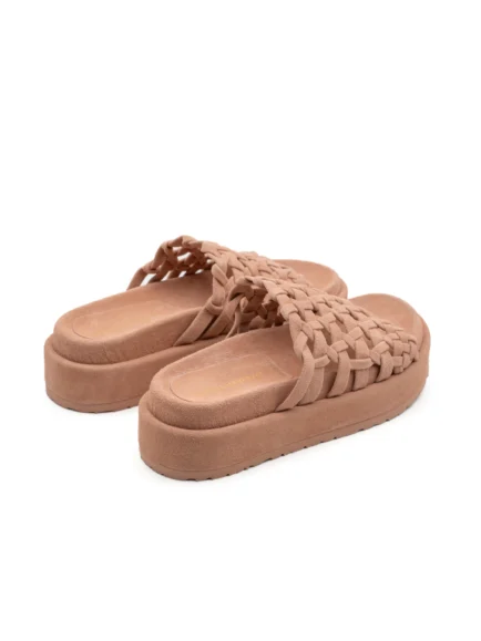 paloma Barcelo flatforms roze nude