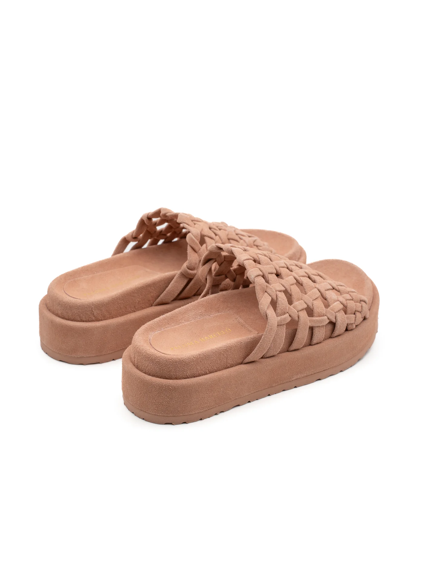 paloma Barcelo flatforms roze nude