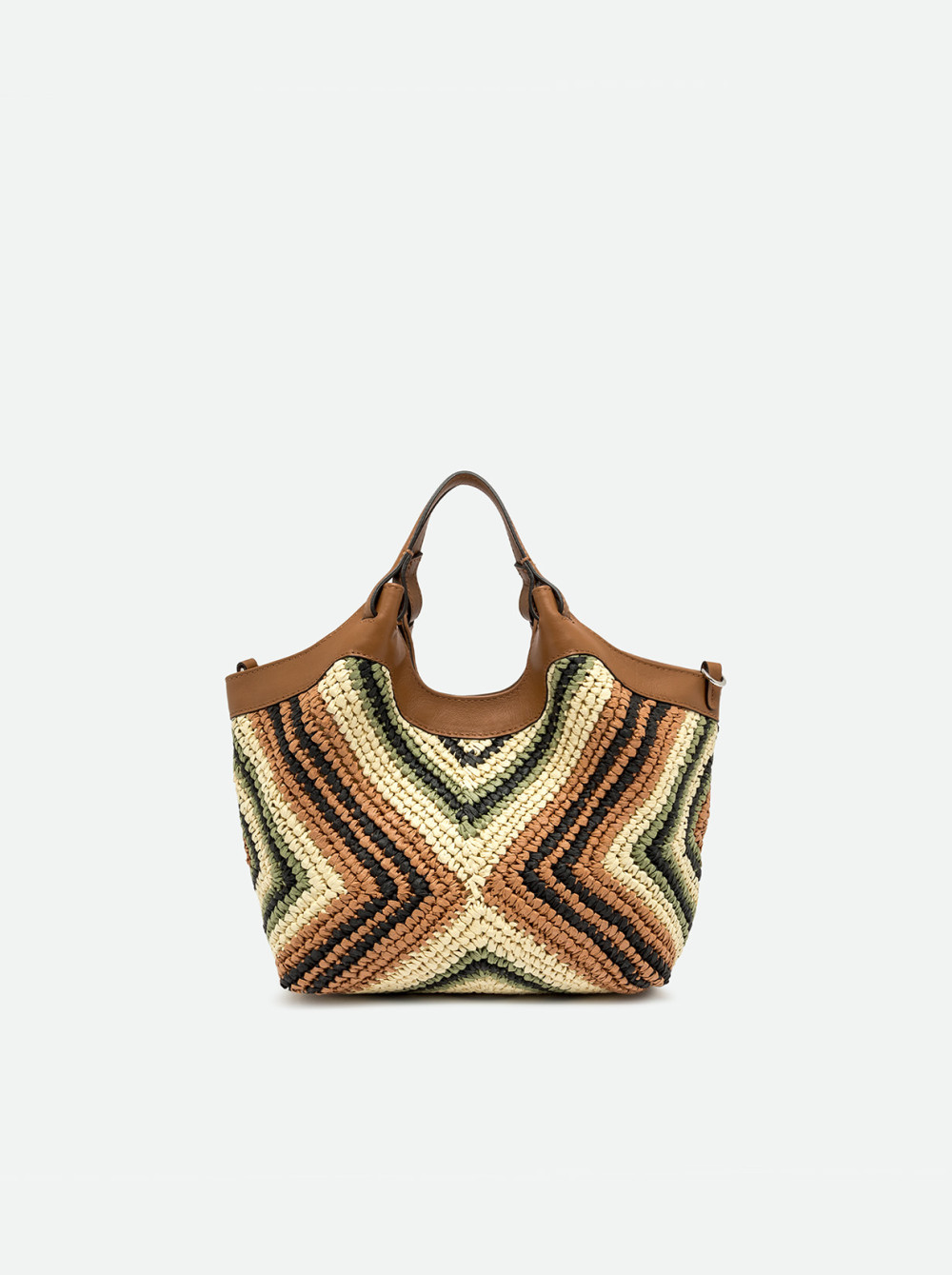 ΨΑΘΙΝΗ ΠΛΕΚΤΗ ΤΣΑΝΤΑ MEDIUM GIANNI CHIARINI DUA BS12189 VAR WILLOW - Image 4