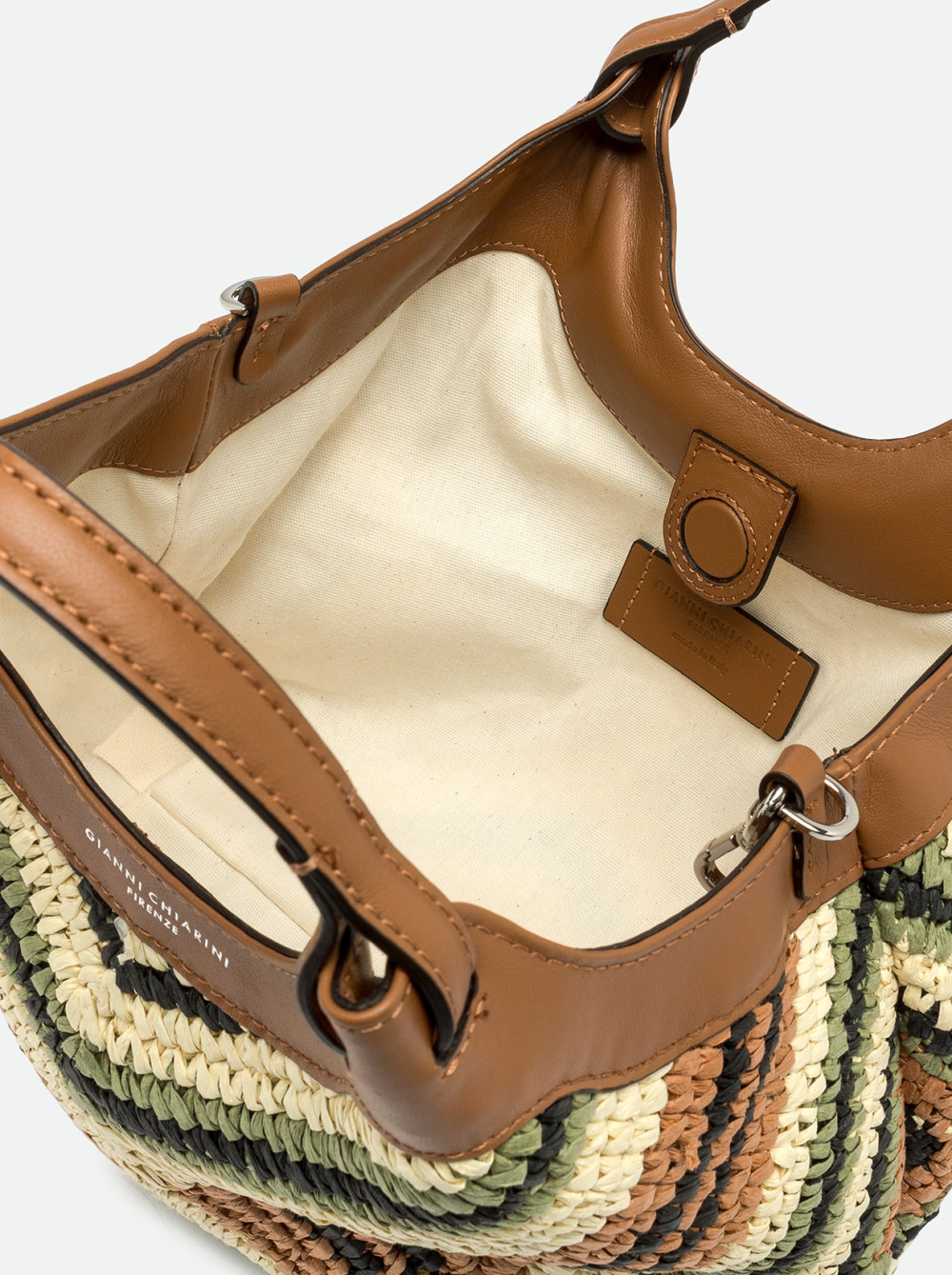 ΨΑΘΙΝΗ ΠΛΕΚΤΗ ΤΣΑΝΤΑ MEDIUM GIANNI CHIARINI DUA BS12189 VAR WILLOW - Image 5