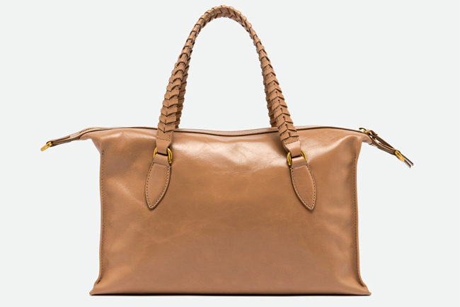 gianni chiarini roxy δερματινη τσαντα ώμου μπεζ οκ