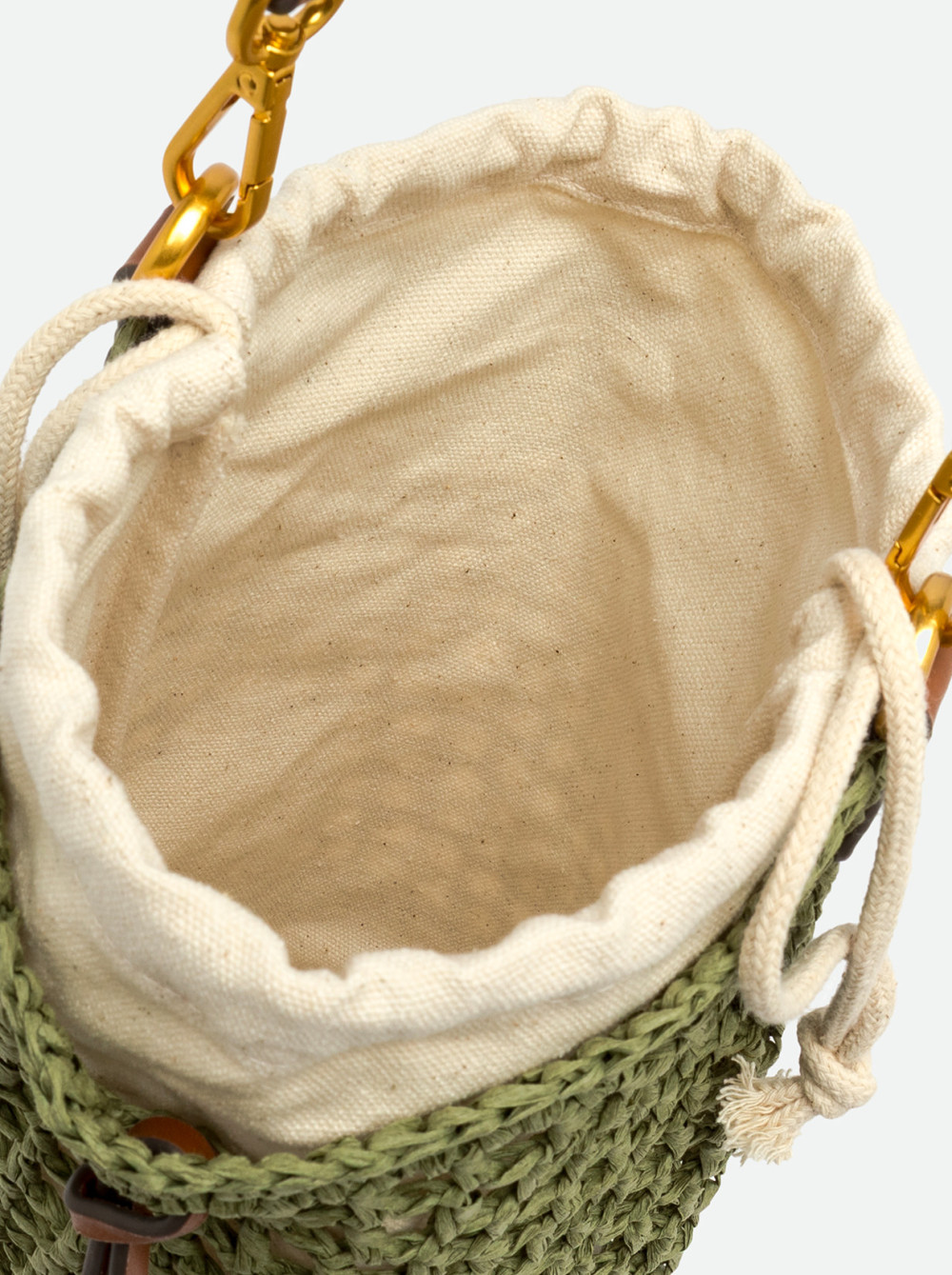 ΨΑΘΙΝΗ BUCKET ΤΣΑΝΤΑ GIANNI CHIARINI NEFELI 11951 XAKI - Image 5