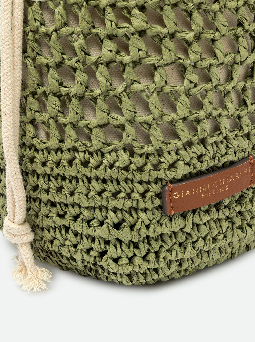 ΨΑΘΙΝΗ BUCKET ΤΣΑΝΤΑ GIANNI CHIARINI NEFELI 11951 XAKI - Image 4