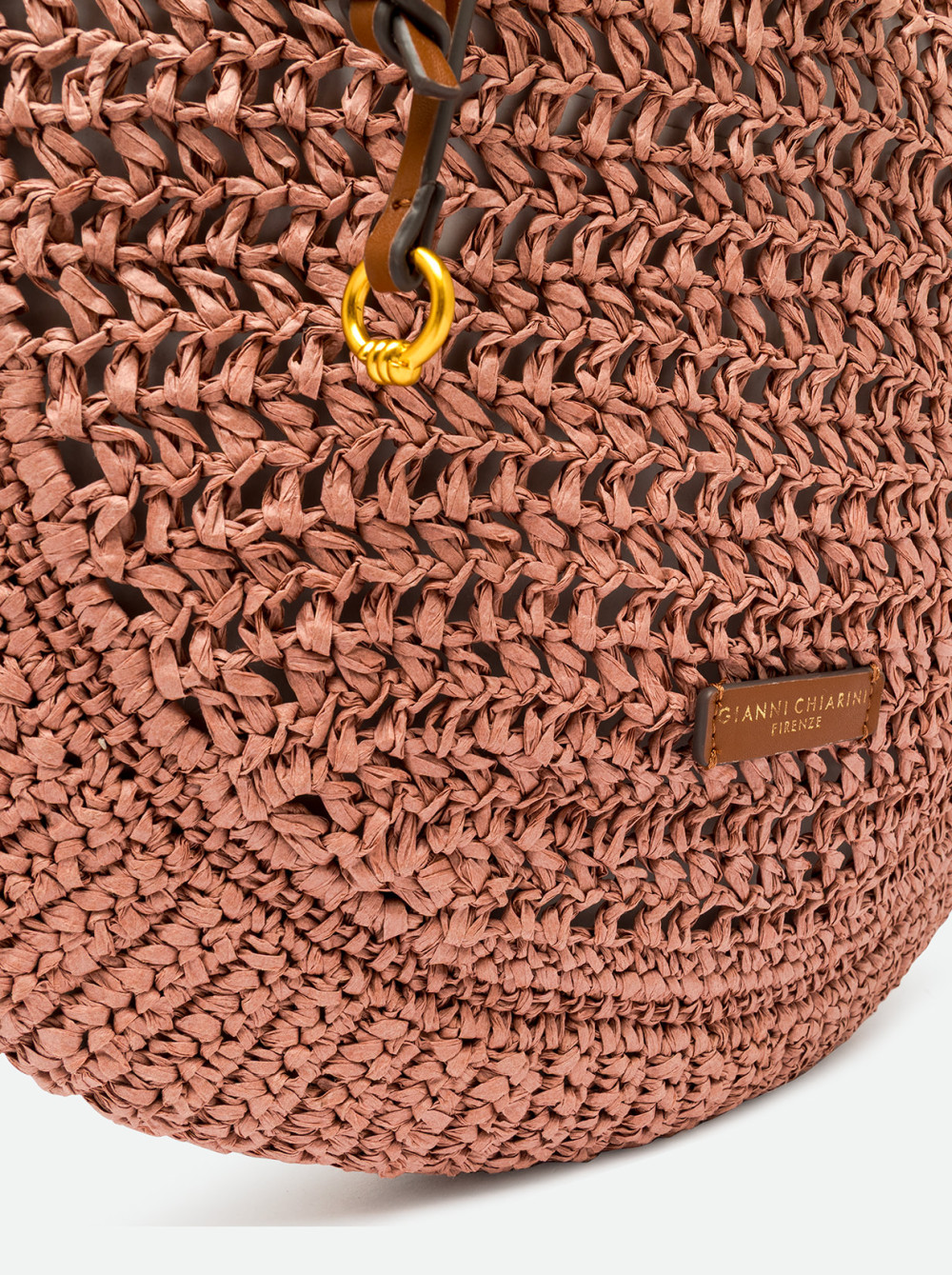 ΠΛΕΚΤΗ SHOULDER BAG GIANNI CHIARINI NEFELI 11954 PINK - Image 4