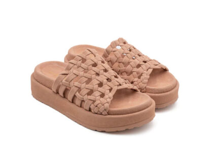 paloma Barcelo flatforms roze nude