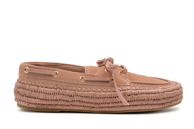 paloma Barcelo loafers roze nude
