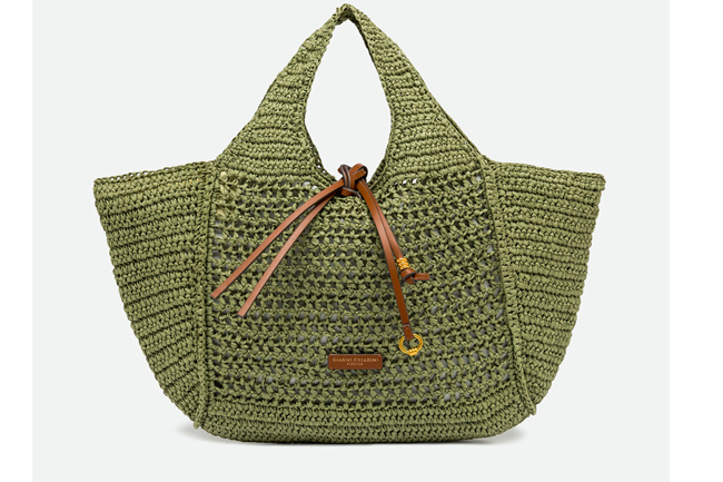 paloma gianni chiarini ψαθινη πλεκτη χακι 7