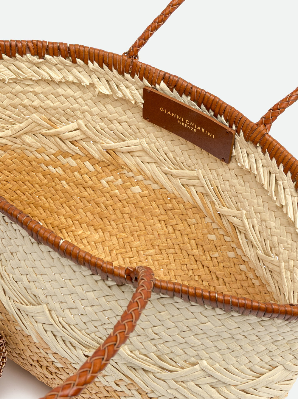 ΨΑΘΙΝΗ ΠΛΕΚΤΗ  ΤΣΑΝΤΑ  GIANNI CHIARINI PALOMA 11312 BEIGE - Image 4