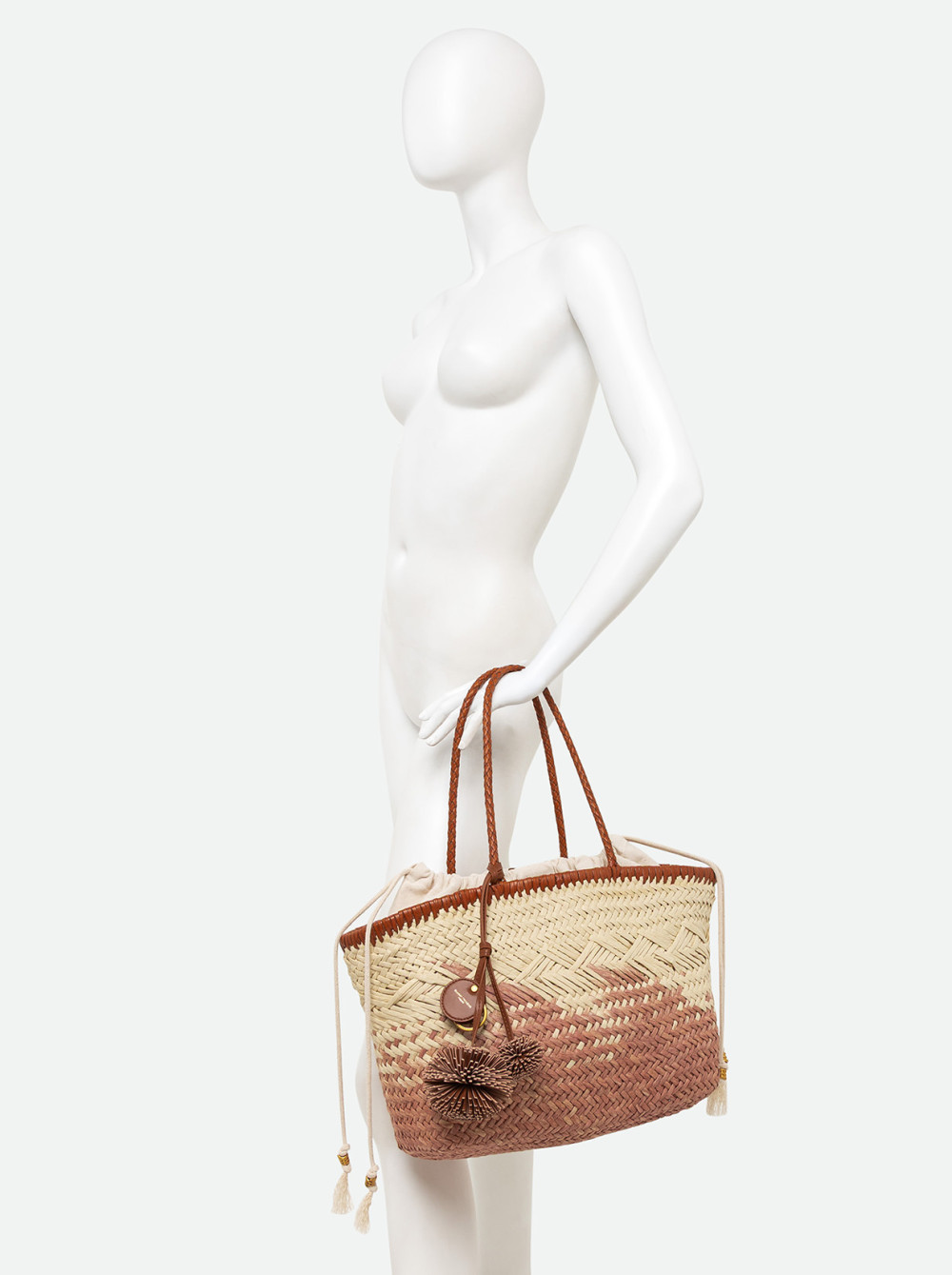 ΨΑΘΙΝΗ ΠΛΕΚΤΗ  ΤΣΑΝΤΑ  GIANNI CHIARINI PALOMA 11312 BEIGE - Image 6