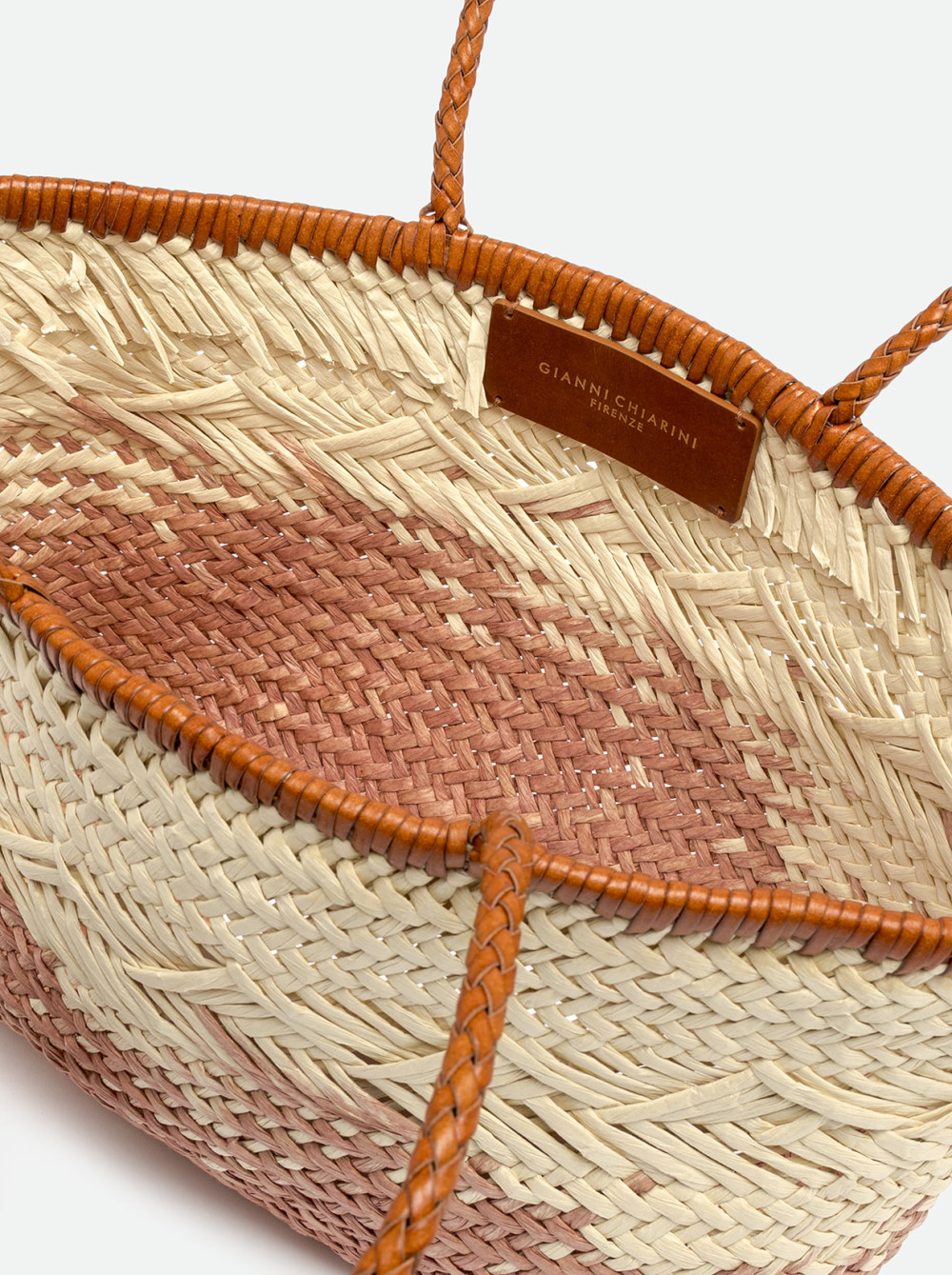ΨΑΘΙΝΗ ΠΛΕΚΤΗ ΤΣΑΝΤΑ GIANNI CHIARINI PALOMA 11312 BEIGE NUDE - Image 5