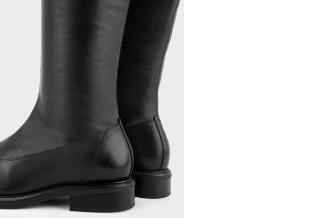 vagabond ELLIS δερμάτινες μπότες μαύρες ιππασίας