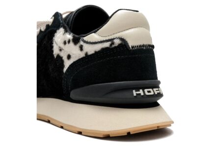 Hoff pony cow skin sneakers γυναικεια ασπρόμαυρο